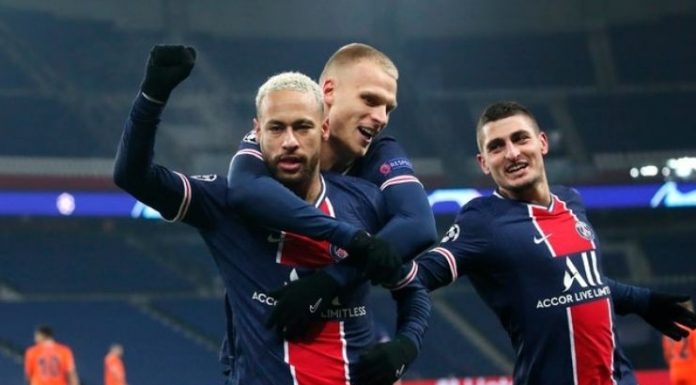 Neymar domina sobre o comando do PSG e time avança