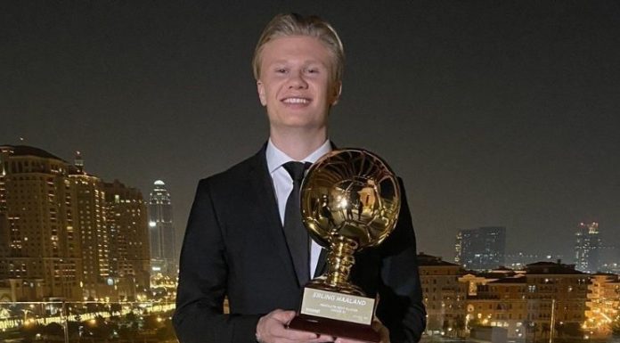 Haaland ganha o prêmio “Garoto de Ouro”
