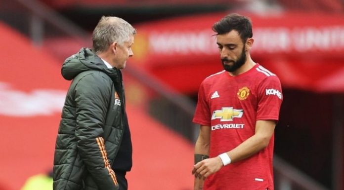 Manchester United em uma falsa posição