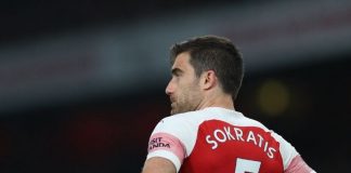 Sokratis livre para encontrar novo clube após rescindir com Arsenal