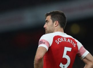 Sokratis livre para encontrar novo clube após rescindir com Arsenal