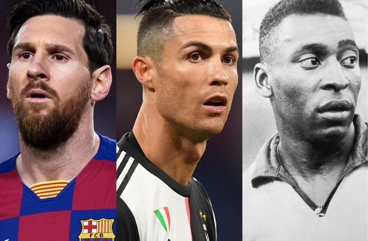 Pelé se recusa a reconhecer que C. Ronaldo e Messi tenham quebrado seus recordes